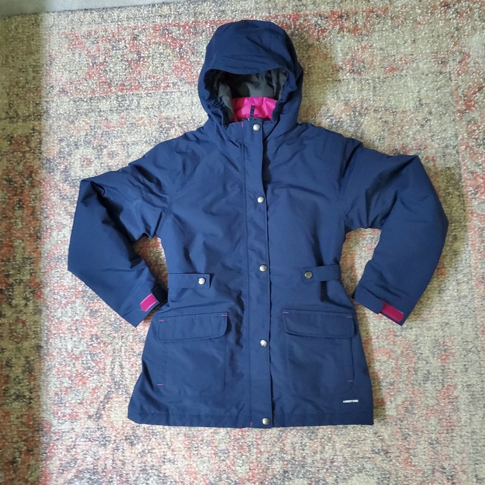 Lands End Heavy Winter Coat/Jacket Girls M 10/12